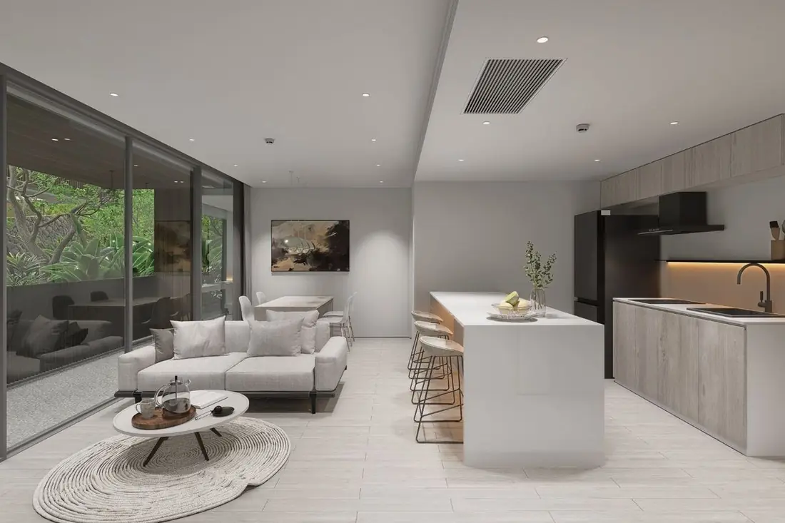 Living and Kitchen