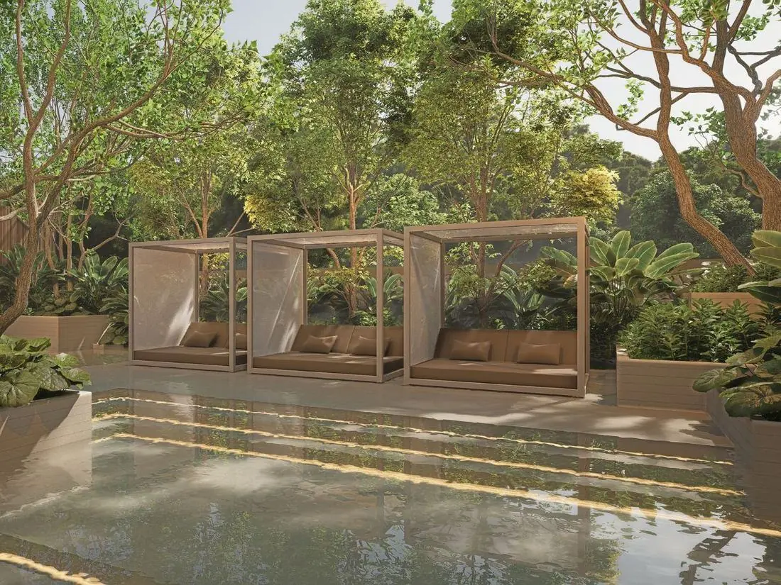Céline rooftop Pavilion and infinity pool